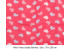 LuvLap Polar Fleece Baby Blanket, 70cm x 100cm, Pink Hearts